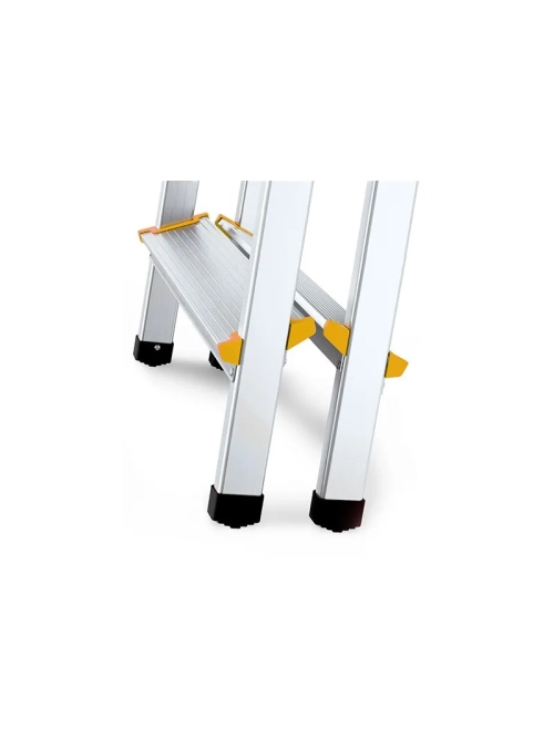 Schůdky hliníkové oboustranné 4 stupně 150Kg DRABEST