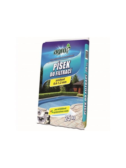 AGRO filtrační písek 0,6 - 1,2 mm 25 Kg