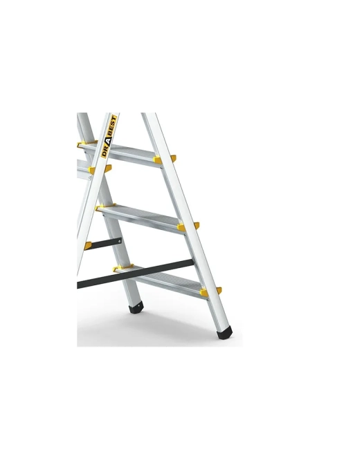 Schůdky hliníkové oboustranné 4 stupně 150Kg DRABEST