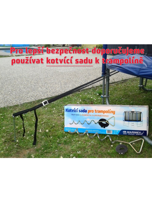 Trampolína Marimex 305 cm + ochranná síť + žebřík