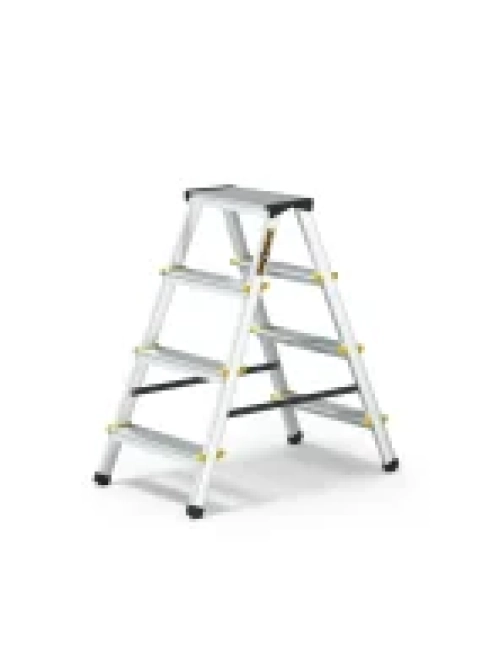 Schůdky hliníkové oboustranné 4 stupně 150Kg DRABEST