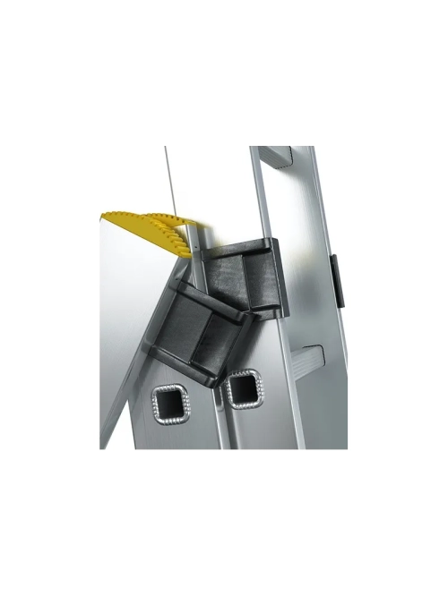 Žebřík třídílný 9 příček 3x9 150Kg DRABEST