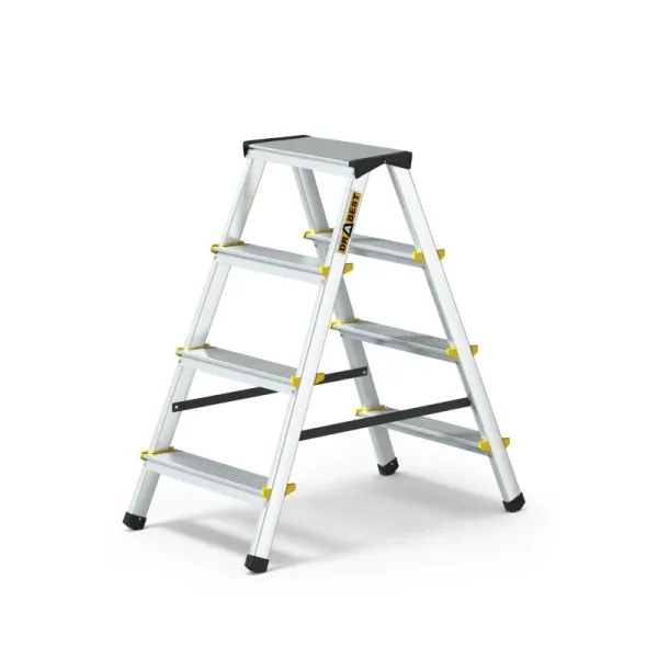 Produkt Schůdky hliníkové oboustranné 4 stupně 150Kg DRABEST Obrázek