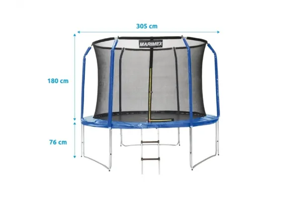 Produkt Trampolína Marimex 305 cm + ochranná síť + žebřík Obrázek