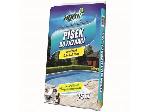 Produkt AGRO filtrační písek 0,6 - 1,2 mm 25 Kg Obrázek